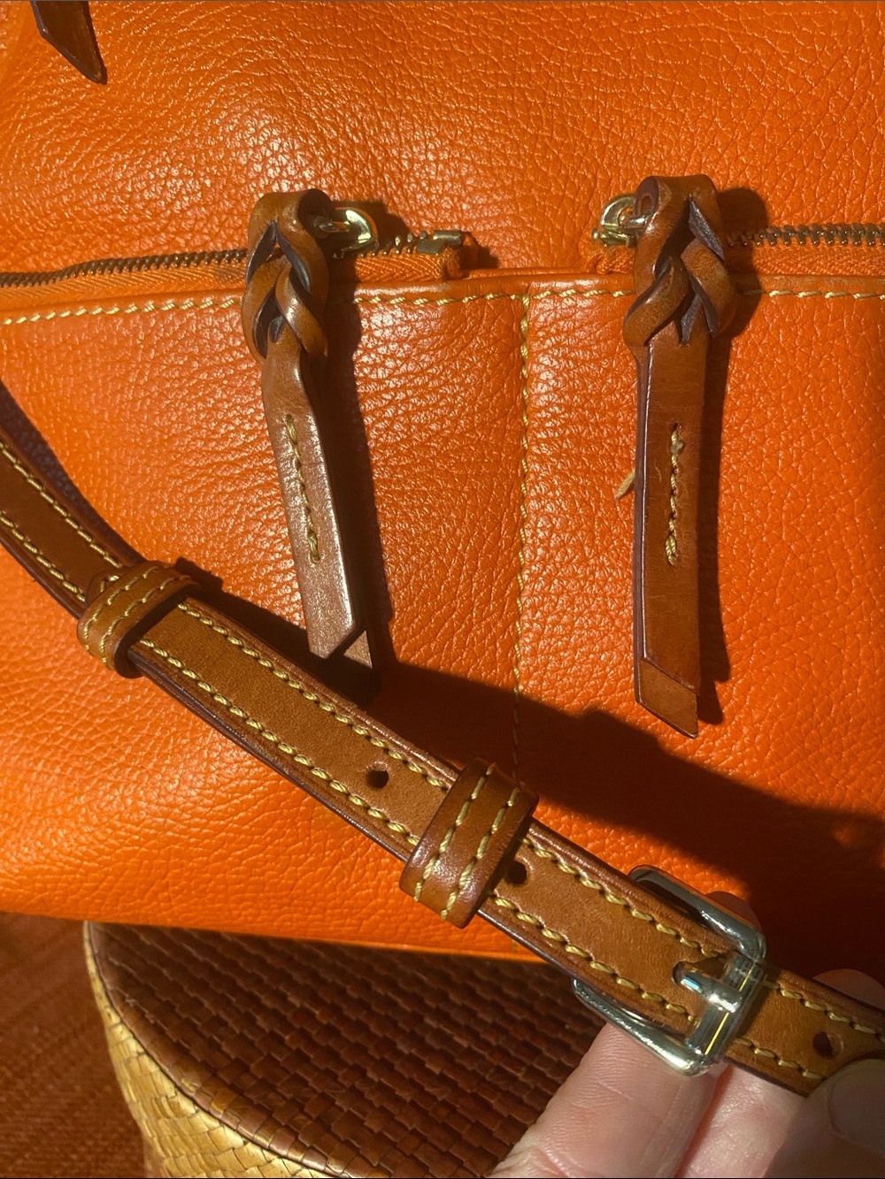 Dooney & Bourke Dillen Double Pocket Satchel Crossbody Shoulder Handbag - Picture 4 of 15